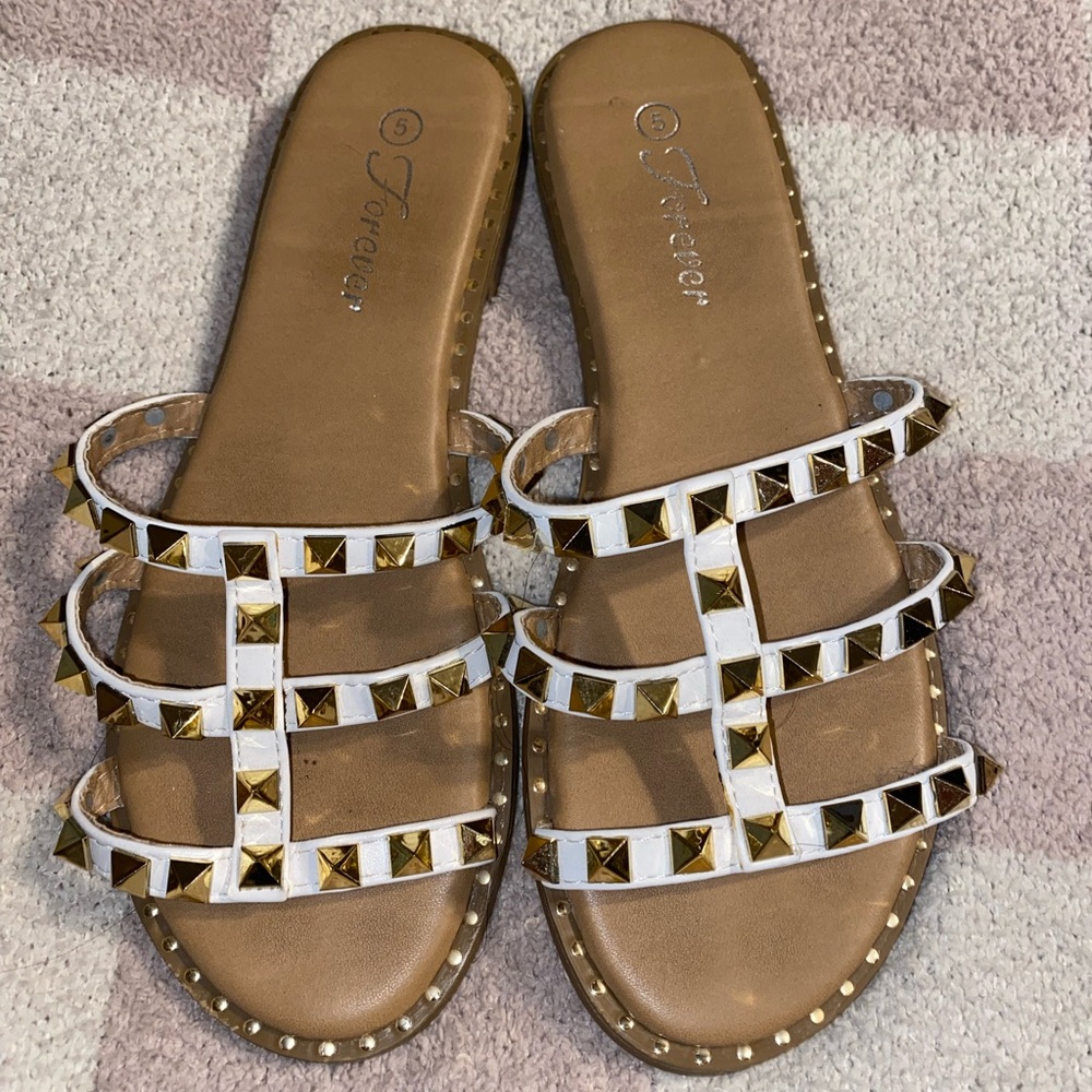 Studded Flat Sandal